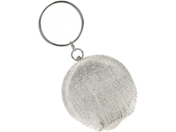 Delicado Bolso Redondo Para La Noche, Con Forma De Bola Fruncida Para Bodas Y Fiestas.