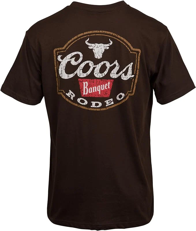 Coors Banquet Rodeo T-shirt Unisex Rockinstone Size:xxxl