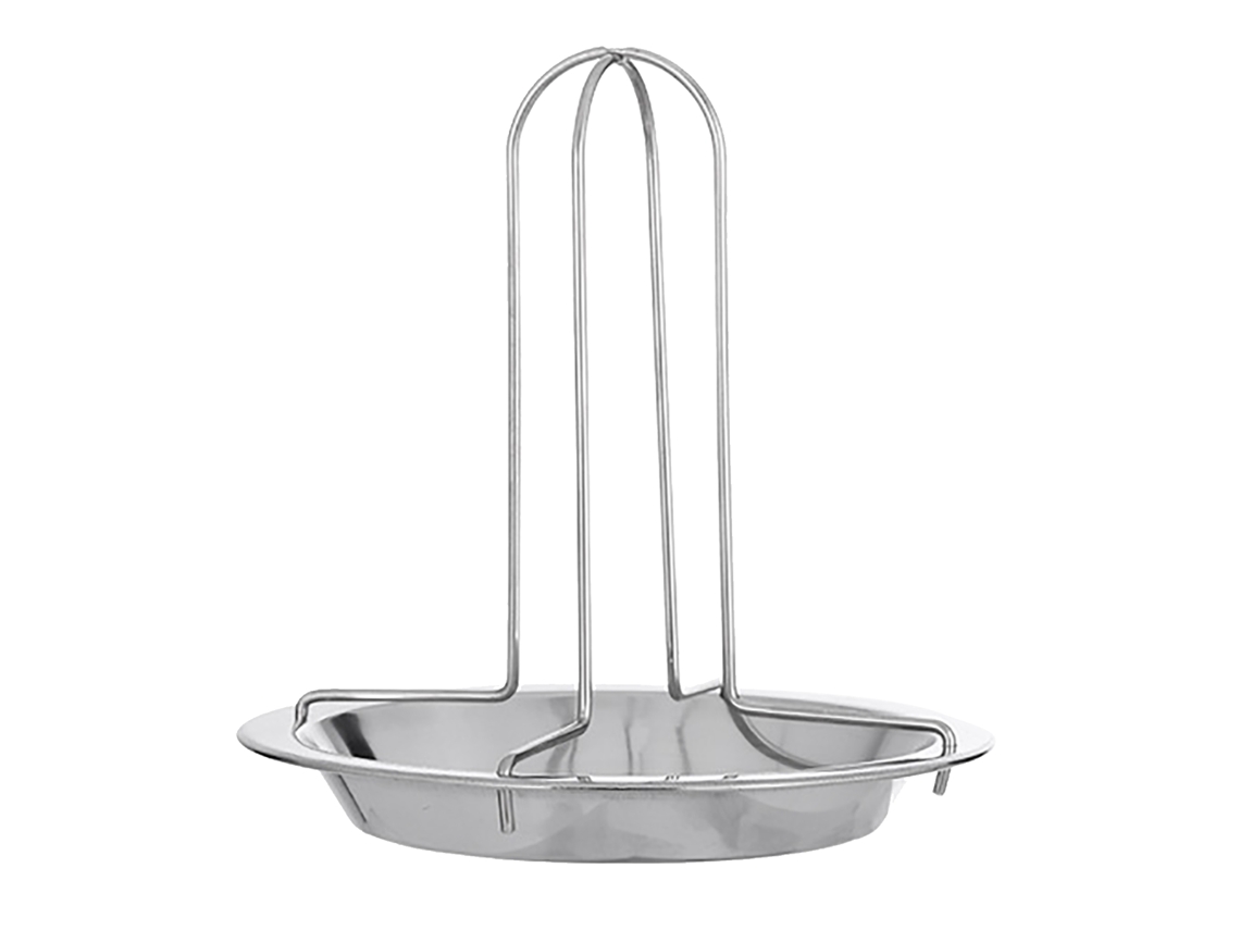 Rejilla Vertical Plegable Portátil De Acero Inoxidable Para Asar Pollo Y Pavo Con Bandeja Extraíble