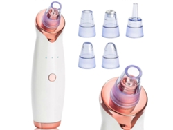 Extractor De Puntos Negros Con Aspiración, Limpiador De Poros Facial Profesional Recargable Usb Con 3 Modos Y 5 Sondas Intercambiables
