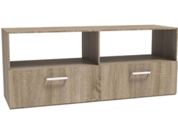 Mueble de TV HABITAT Y JARDÍN Irma (95 cm - Tablero de Partículas - Marrón)