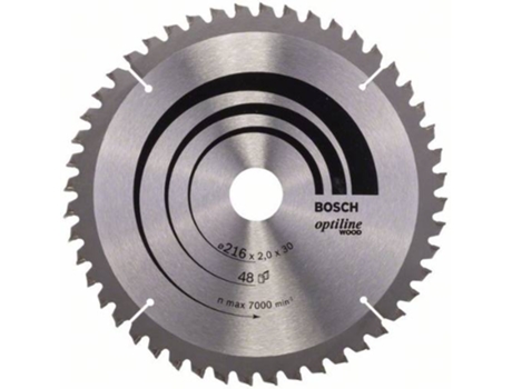 Disco de Sierra Circular BOSCH Optiline Madera 216x30x2.0 mm - 48
