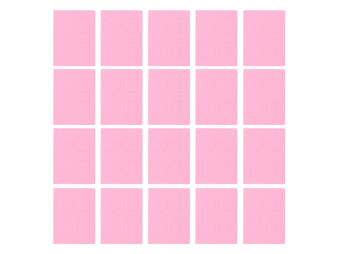 Soportes de Espuma Rectangulares Flotantes para Tubos de Centrífuga 50ml 4 Huecos Rosa 20 Unidades