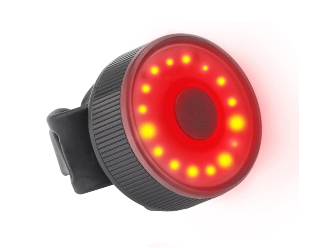 Luz Trasera Bicicleta 3modos Ipx8 Casco Negra Yizhood