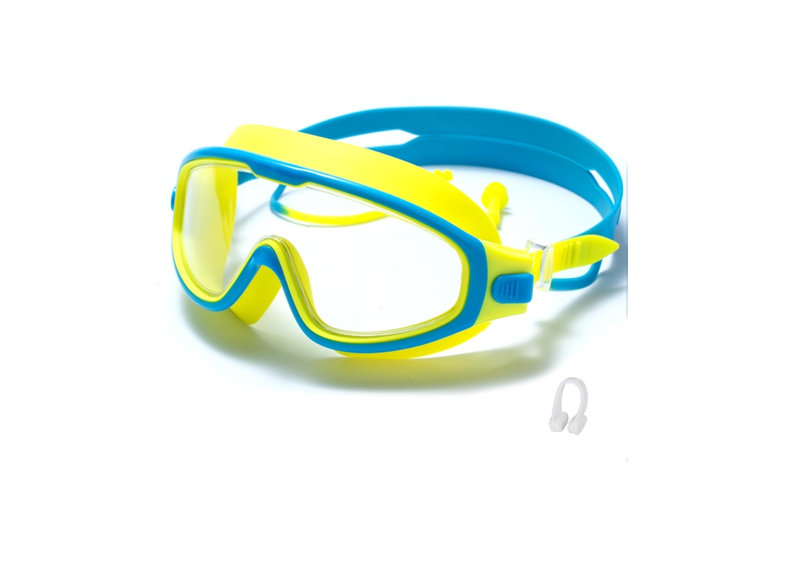 Gafas de natación para niños de 6 a 12 años, con amplio campo de visión, protección UV, antivaho y a prueba de fugas. Ideales para niños y niñas.