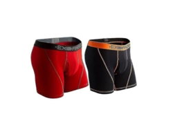 Paquete De 2 Calzoncillos Bóxer Deportivos De Malla Exofficio Para Hombre, 6 Pulgadas, Tallas Estadounidenses.