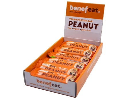 Caja de 12 Barritas Energéticas de Cacahuete BENEFEAT Bio