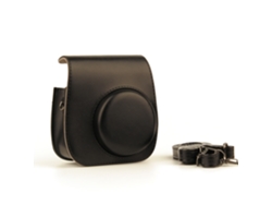 Estuche para cámara instantánea Fujifilm Instax Mini 12 / Mini 11 / Mini 9 / Mini 8, bolso de cuero retro con correa para el hombro, negro, Digitallab