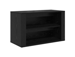 Maison Exclusive - Zapatero Roble Negro 75 X 35 X 45 Cm Madera Contrachapada
