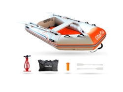 Embarcación neumática Coasto DS 250 - Sistema de alta presión dropstitch - 2 remos, 1 bomba, 1 bolsa de transporte - 3+1 remos - 250x140cm
