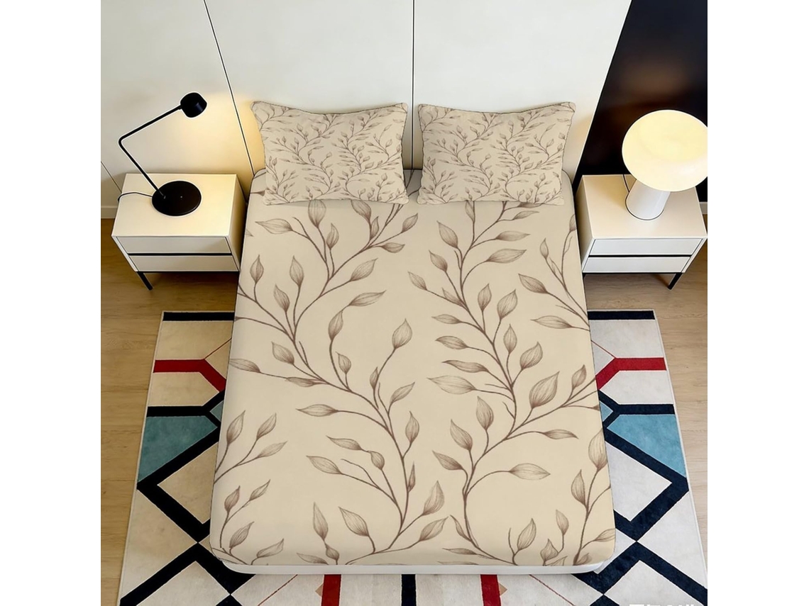 Diseño Estampado Microfibra Microfibra Diseño Almohada Juego Color 200x25cm