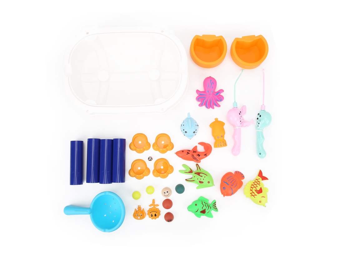 Juguete Magnético De Pesca Para La Hora Del Baño, Juego Educativo, Regalo Perfecto, Pez Cuadrado Para Niños