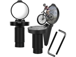 Espelhos retrovisores omnidirecionais para bicicletas, 2 unidades, ajustáveis em 360°, convexos HD, para bicicletas, motocicletas elétricas e scooters elétricas.