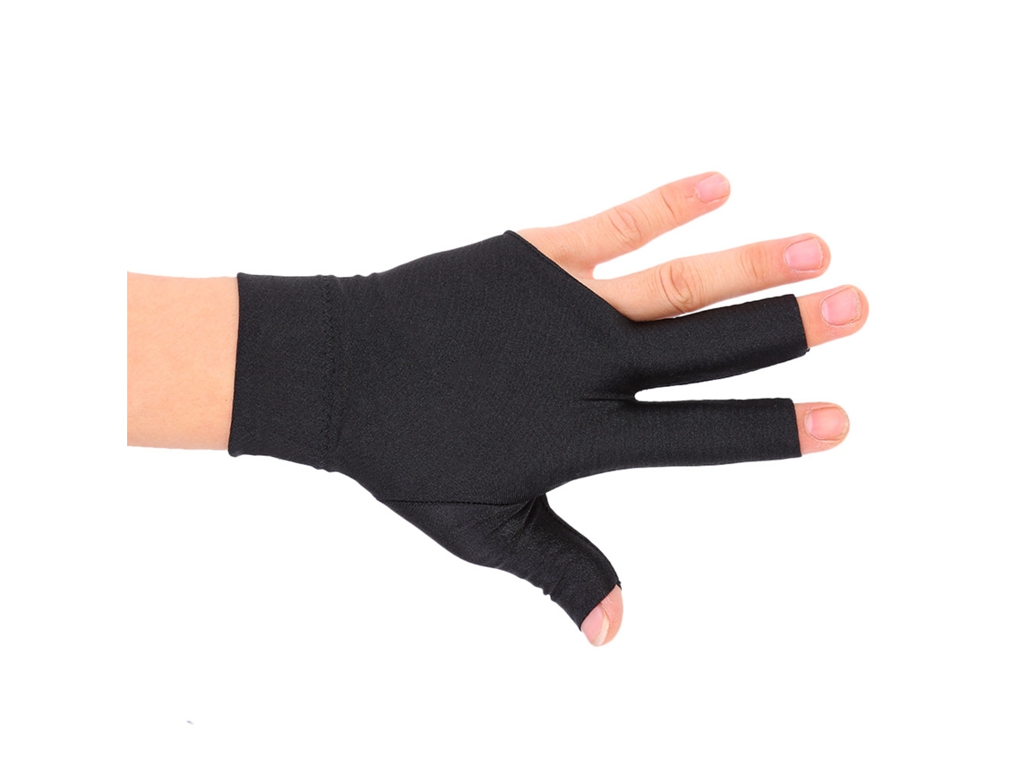 Guantes De Billar De Punto Con Dedos Descubiertos, De Spandex, Para Zurdos, Para Billar Y Pool.