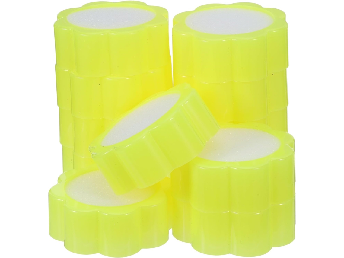 Besportble Paquete De Flor Alipis Y Papel Antideslizante Dedos Con Forma