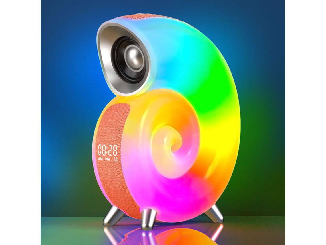 2026-luz De Concha Inteligente Con Música Y Audio Bt, Control App, Luz Despertador, Luz De Sueño Y Ruido Blanco
