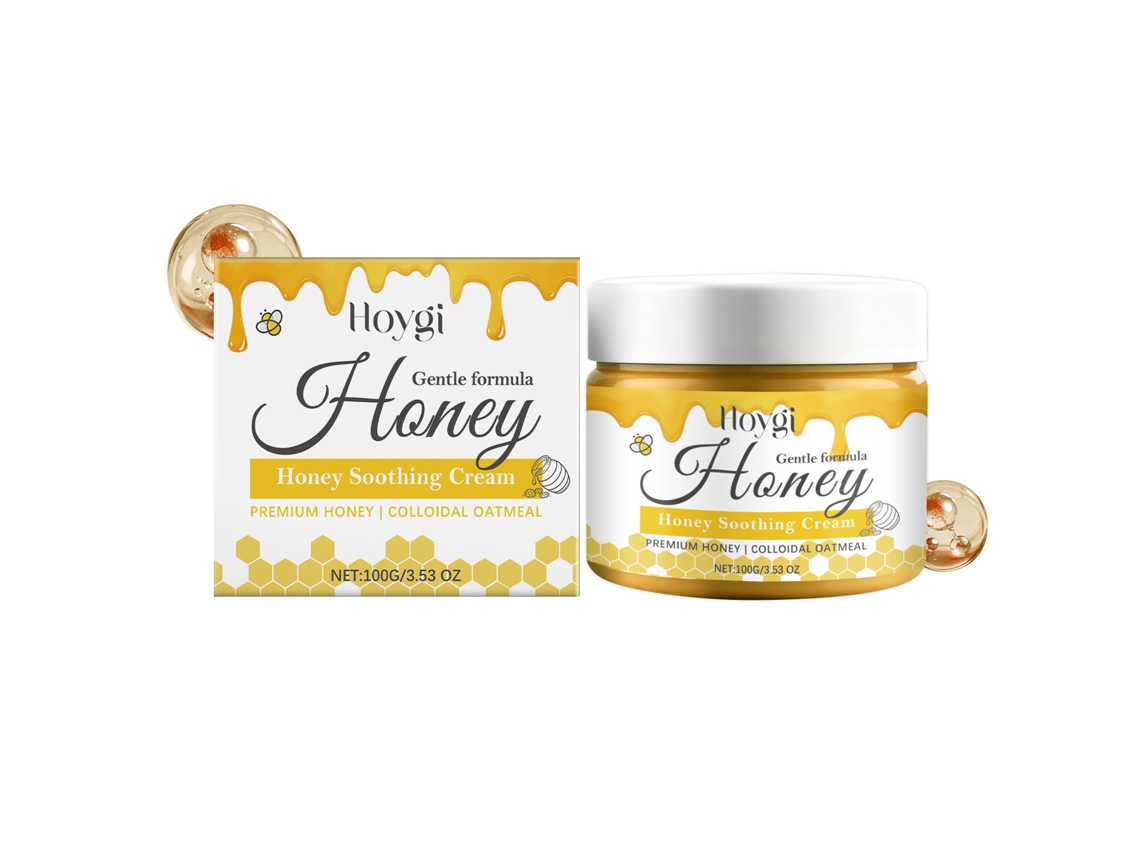 Crema calmante de miel para piel sensible