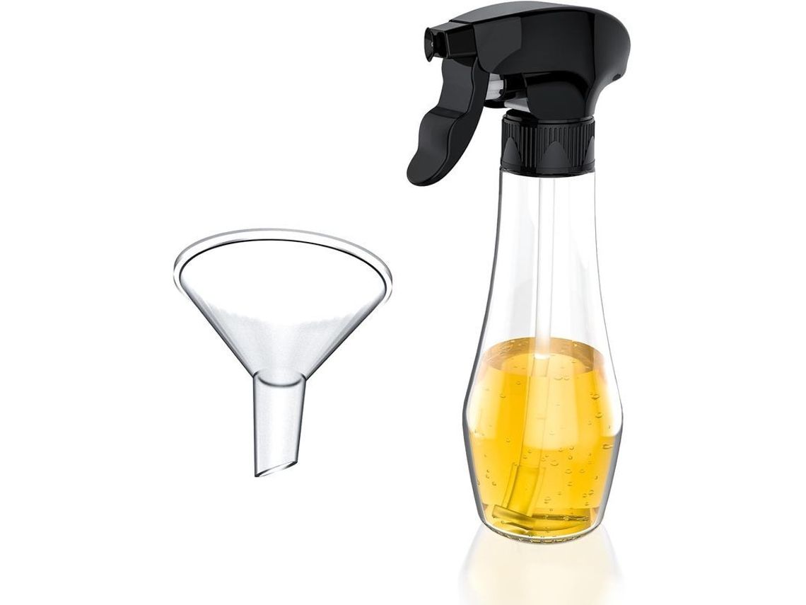Sprayador De Aceite De Cocina Con Embudo, 240ml, Material Alimentario, Ideal Para Freir, Asar, Ensaladas Y Air Fryer