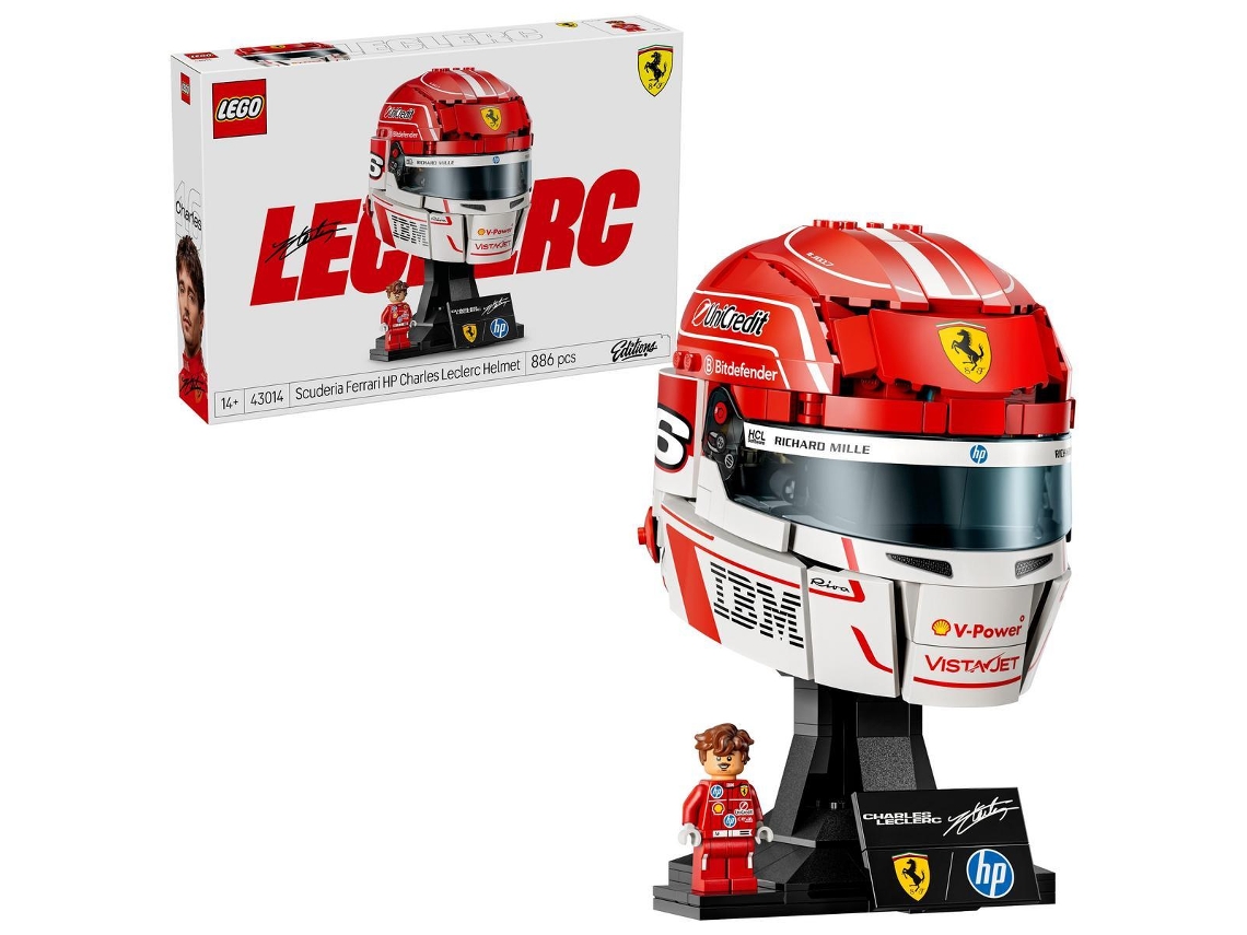 Lego Special Edition V 2026 43014 Scuderia Ferrari Hp: Casco De Charles Leclerc 43014