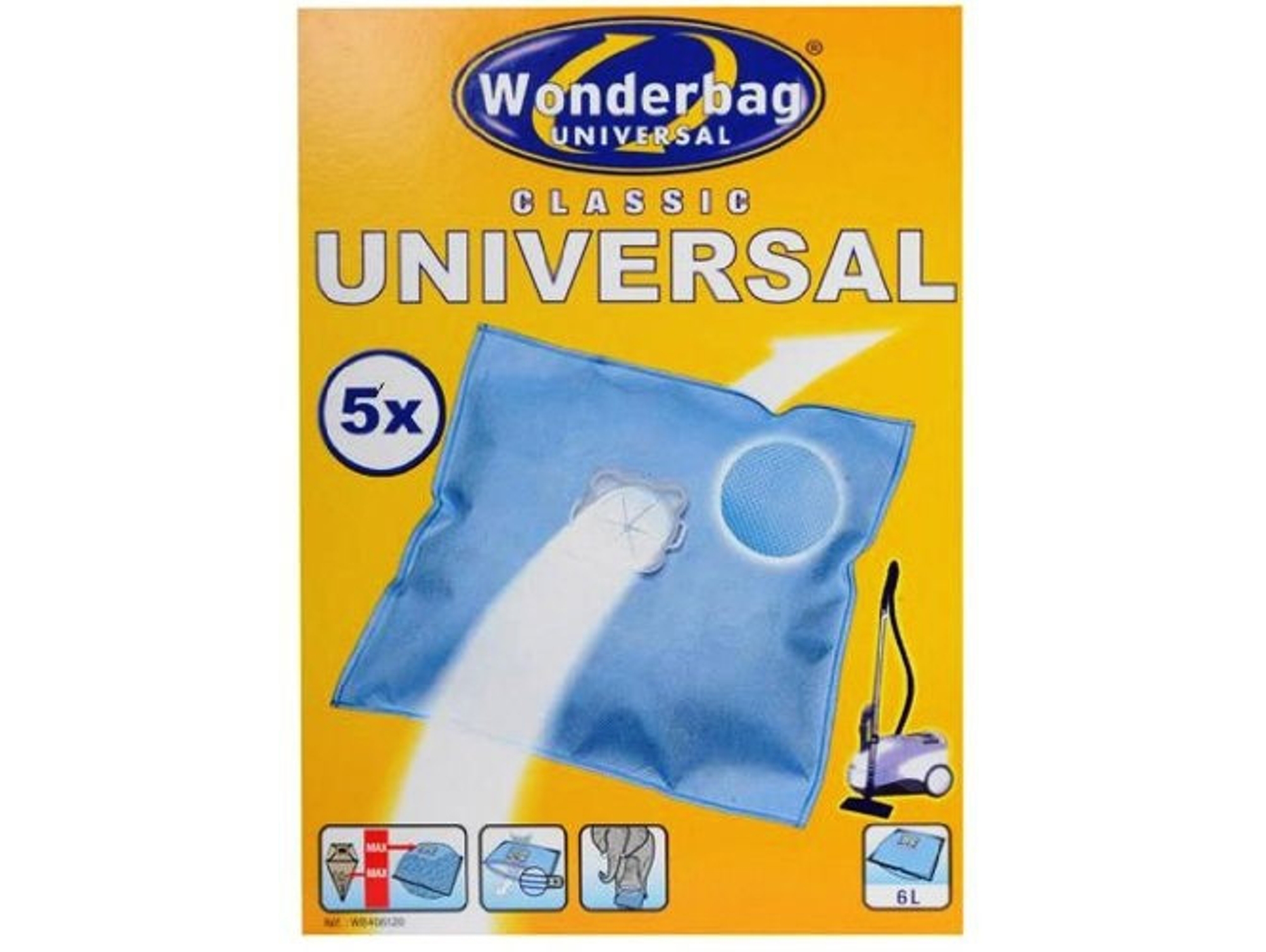 Bolsa para aspiradora Wonderbag (5 unidades) ROWENTA - WB406120