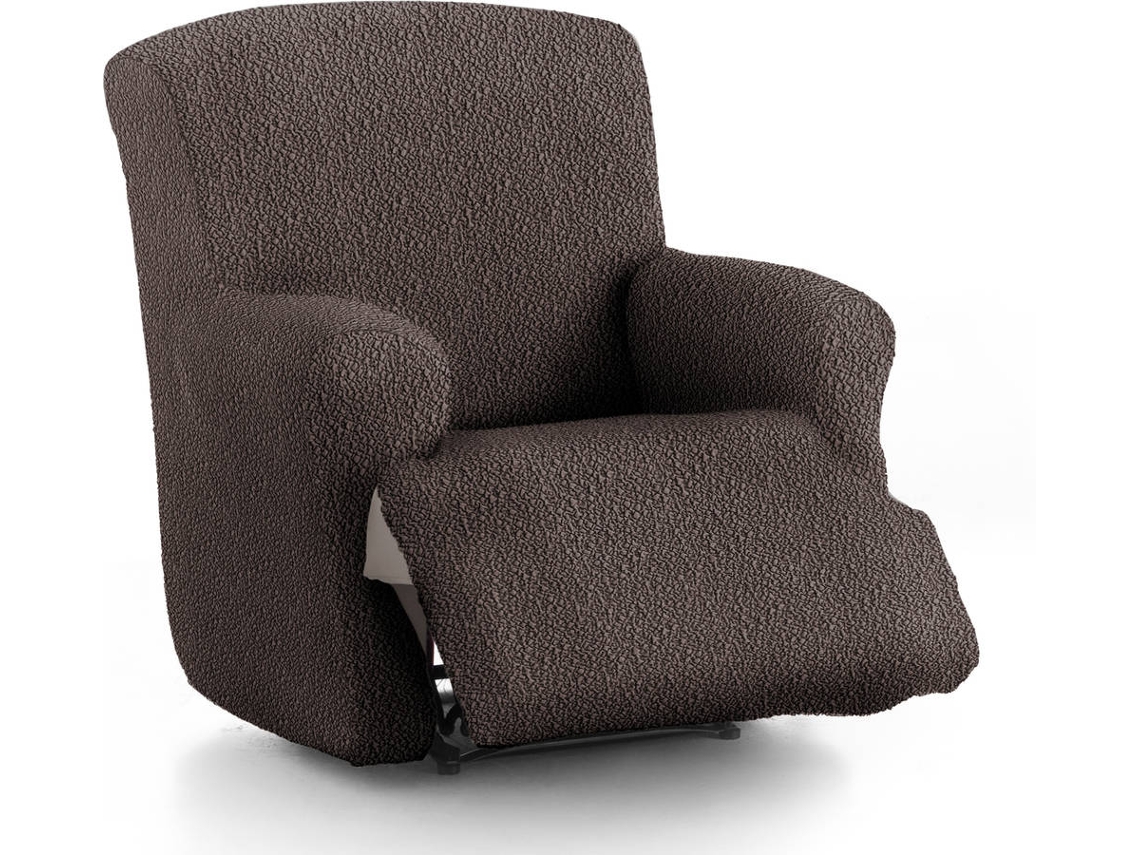 Funda Multielástica para Sillón Relax Extra MILICA Tejido Adaptable Spongy Marrón