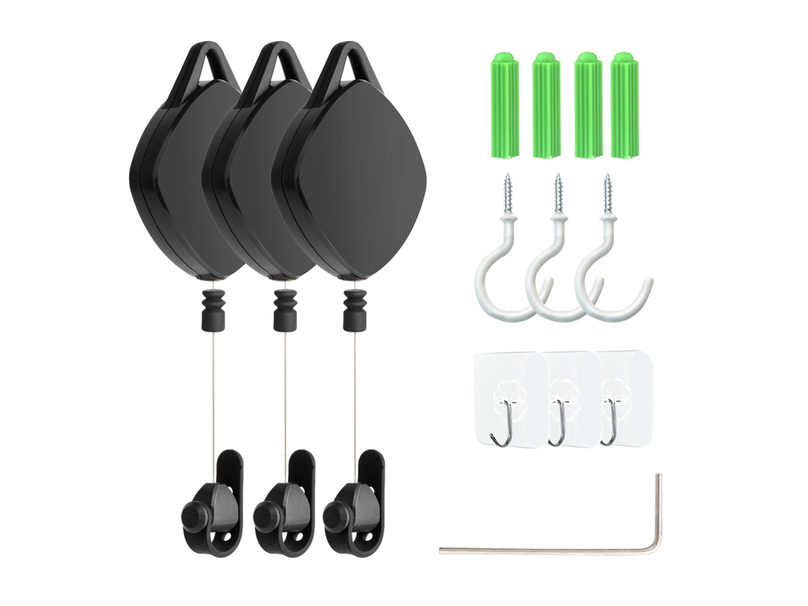 Sistema De Poleas Retráctiles Para Techo Para La Gestión De Cables De Realidad Virtual, Compatible Con Htc Vive/rift S/oculus Quest 2.