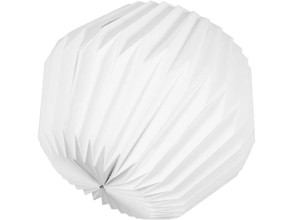 Papel Blanco Plegable Y Ligero, Forma Geométrica, Diseño Sencillo, Para Lámpara Colgante, Decoración.