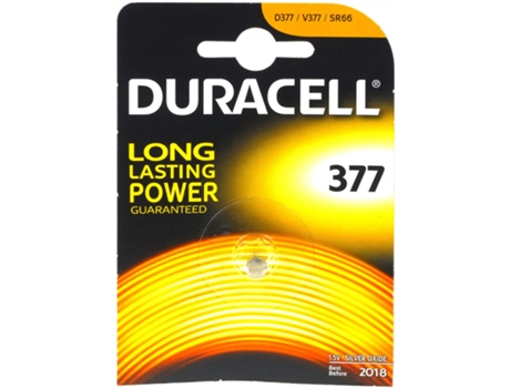 Pila DURACELL Botón SR626SW blíster 1 unid.