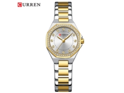 Elegante Reloj De Mujer Con Pedrería, Esfera Octogonal, Resistente Al Agua.
