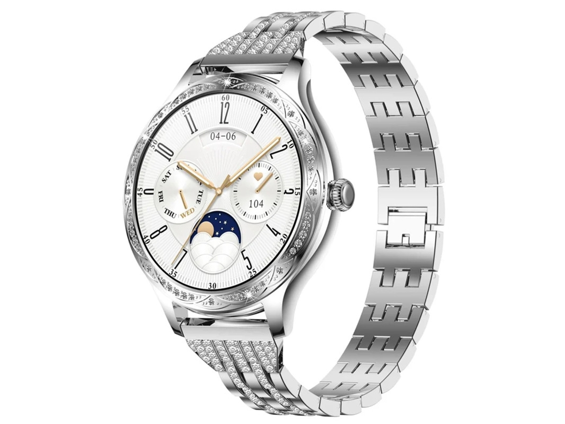 Relojes inteligentes para mujer con llamadas Bluetooth, monitor de frecuencia cardíaca y sueño, presión arterial y modos deportivos. Bestvite