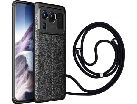 Funda Xiaomi Mi 11 Ultra Rugged Leather con Collar Negro