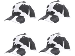 Gorra De Béisbol De Algodón Con Forma De Sombrero De Vaca