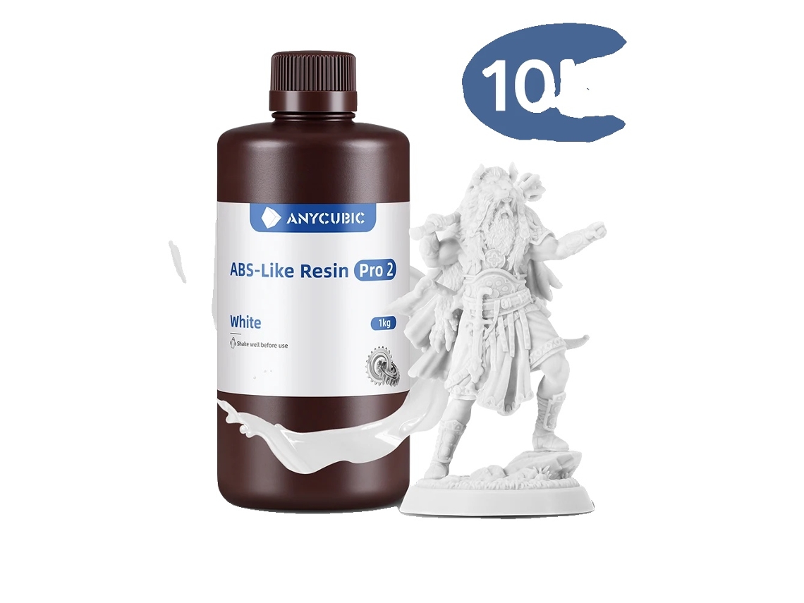 Resina 3D, alta precisión, sensibilidad UV, compatible con impresoras LCD y DLP, 10 kg, color blanco OEM
