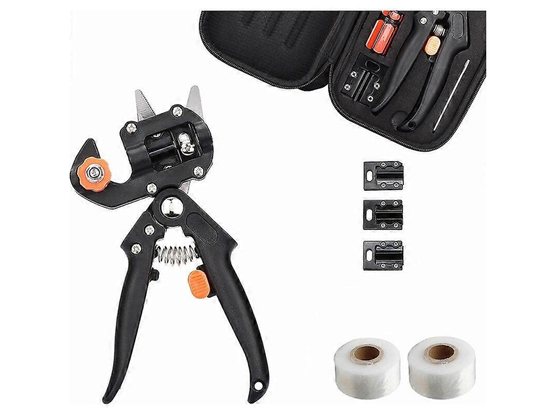 Tijeras De Injerto Profesionales, Herramientas Jardinería Con 3 Cuchillas Intercambiables Para Podar Y Grafting De Árboles Frutales 5-13mm