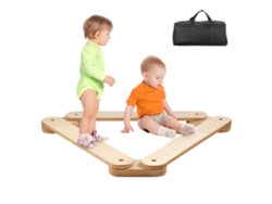 VEVOR Kids Balance Beam Stepping Stones Gimnasia Niños Balance Board 3 PCS