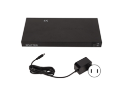 Divisor De Interfaz Multimedia 4k Hd 1x8, Distribuidor De Audio Y Video Con Cargador De Enchufe Estadounidense Para Ps3, 4, 5, Switch, Tv Y Pc.