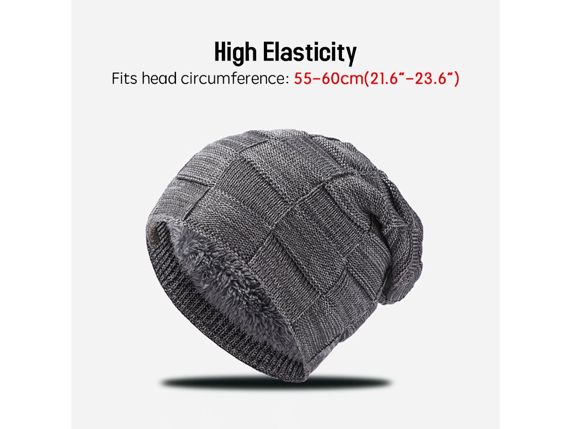 Conjunto De Gorro, Bufanda Y Guantes De Invierno - Tejido Con Forro De Felpa Cálida - Guantes Para Pantallas Táctiles Para Hombres Y Mujeres