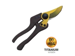 Altuna tijera carbono 1 mano 21 cm  mango fibra hoja titanio