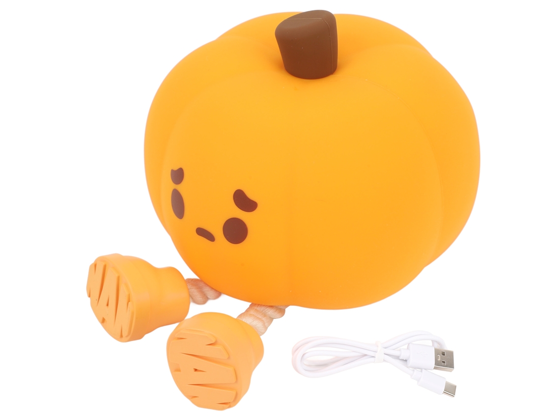 2026-lámpara De Noche Calabaza Led Regulable 3000k Luz Cálida Con Temporizador 30 Minutos Silicona Suave Decoración Habitación