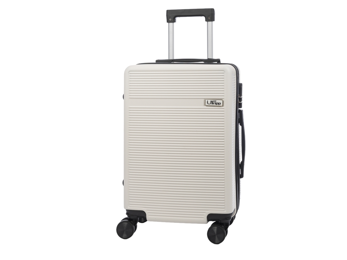 Maleta De Cabina Trolley En Material Ligero De Abs De Alta Resistencia. Cerradura Numérica Y 4 Ruedas Dobles Extraíbles Y Giratorias 360°.