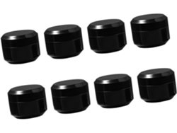 Nuobesty Com 8 Potes Cosméticos De Plástico Preto, 30g Cada, Para Creme Facial Compacto