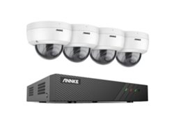 Sistema de cámara de seguridad, resolución de 5 MP, entrada de video de 8 canales, almacenamiento MicroSD, NVR de 8 canales, 4 cámaras A, 2T