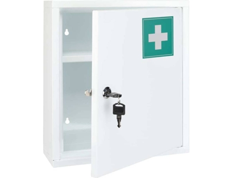 Hi Acero Inoxidable primeros auxilios cuidados salud accesorios baño complementos casa hogar materiales 315x10x36 cm blanco y verde gabinete de