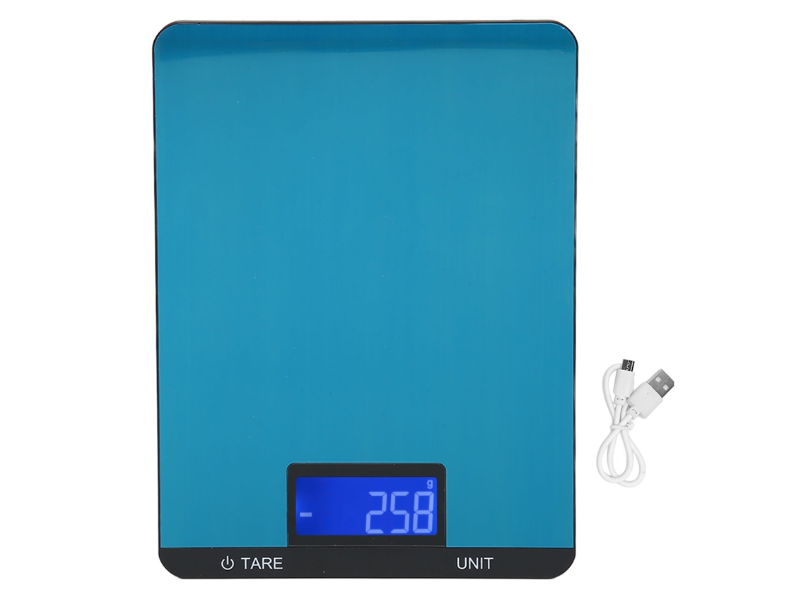 Balanza De Cocina Recargable Alta Precisión Impermeable Balanza Electrónica Portátil Para Alimentos