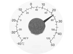 Termômetro De Janela Prático Para Ambientes Internos E Externos, Ideal Para Jardim.