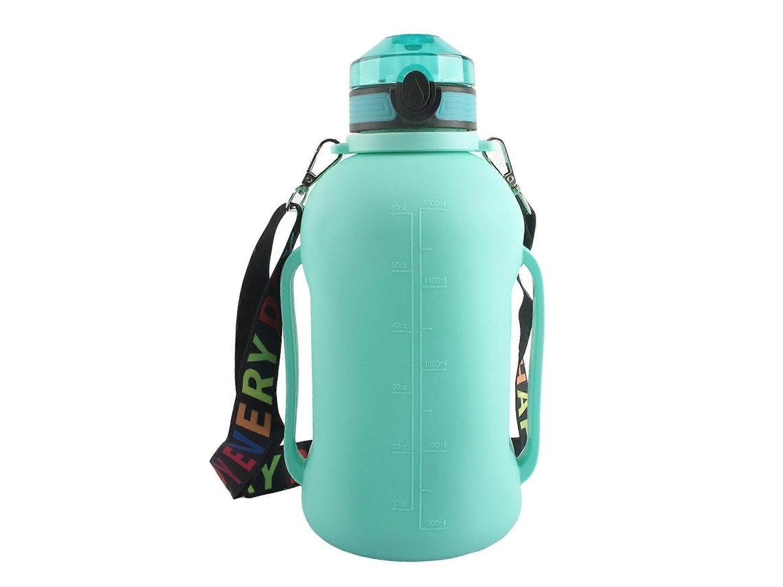 Botellas De Agua Con Pajita, A Prueba De Fugas, De Silicona, Sin Bpa, Reutilizables, Botellas Deportivas. Rosewell