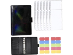 Elegante Y Práctico Juego De Organizador De Presupuesto Portátil Con Anillos Para Recibos Y Facturas
