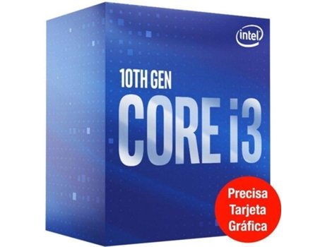 Procesador INTEL Core i3- 10100F (Socket LGA1200 - Single-Core - 4.3 -GHz)