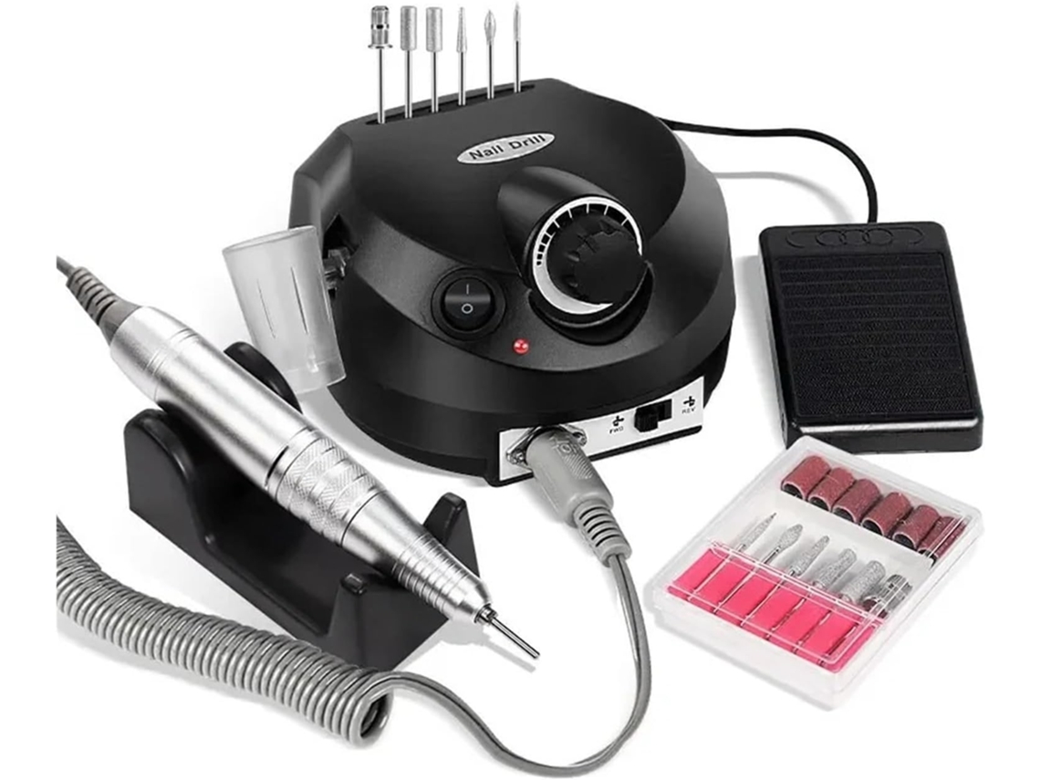 Taladro Eléctrico Para Uñas De 35000 Rpm, Máquina De Manicura Profesional, Taladro Para Uñas Con