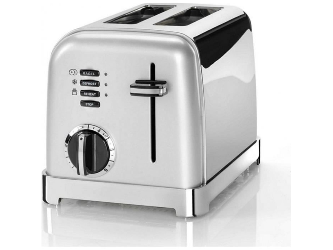 Tostadora Cuisinart Cpt160se 2 Rebanadas 900w Gris Perla